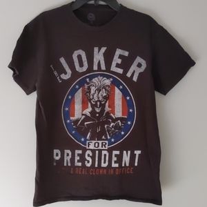 Joker for president black t shirt